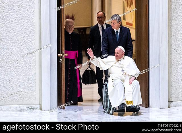 Pope Francis meets pilgrims from Spoleto and Alessandria, in Vatican City, 17 September 2022
