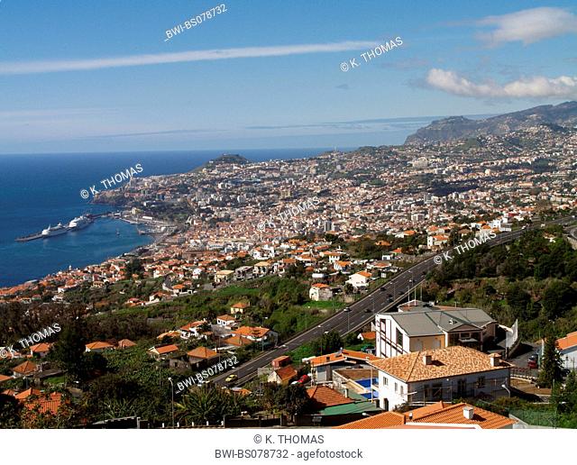 View of Funchal, Portugal, Madeira, Funchal