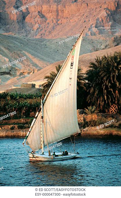 Felucca. Nile River. Egypt