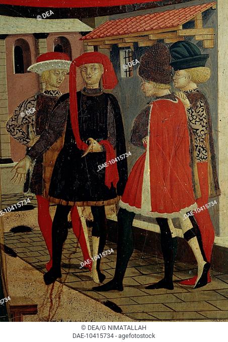 Master of Cassone Adimari, possibly Giovanni di Ser Giovanni, called lo Scheggia (1406-1486), Cassone Adimari, 1440-1450, tempera on panel, 88