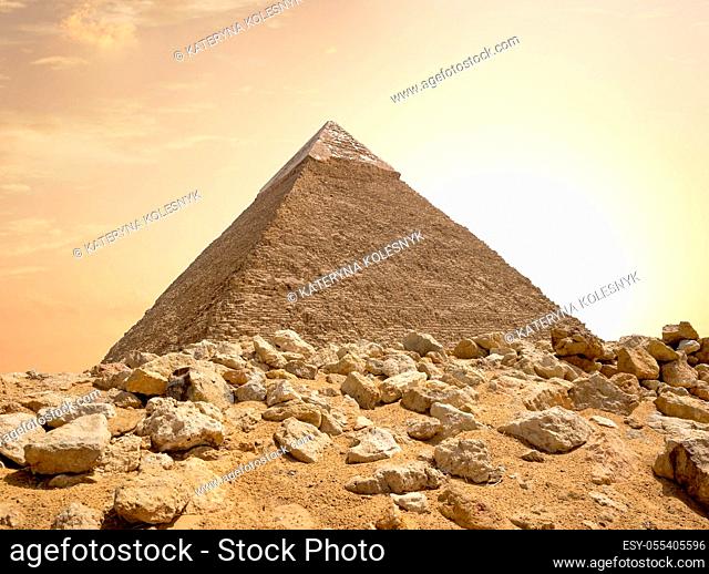 archaeology, world cultural heritage, pyramid of khafre