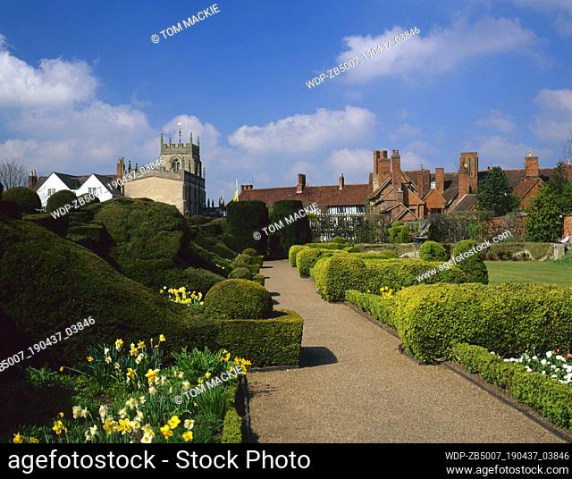 The Great Garden at New Place, Stratford-Upon-Avon, Warwickshire, England