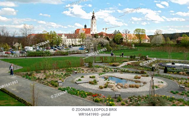 garden of the religions near the abbey of Altenbur