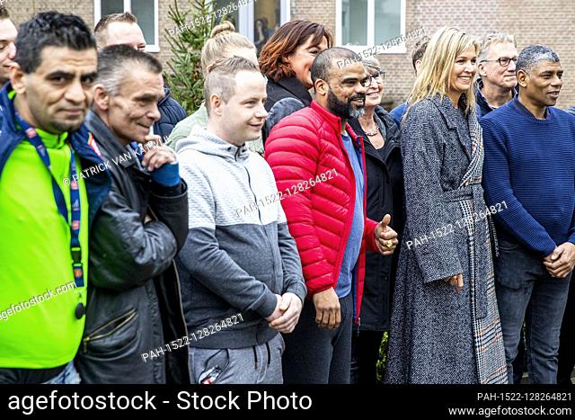 Queen Maxima of The Netherlands visits De Wending project for drugs and alcohol addicts of the Soulvation Army in Ugchelen, The Netherlands, 8 January 2019