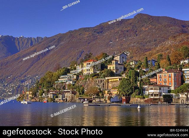 Monte Verita and Moscia, Ascona, Lake Maggiore, Ticino, Lake Maggiore, Switzerland, Europe