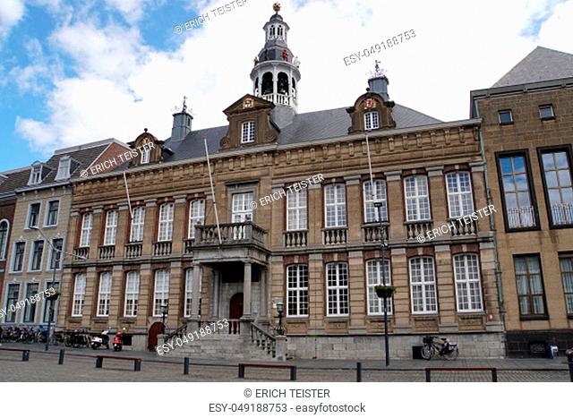 Town Hall at the market square, Roermond, Limburg, Netherlands