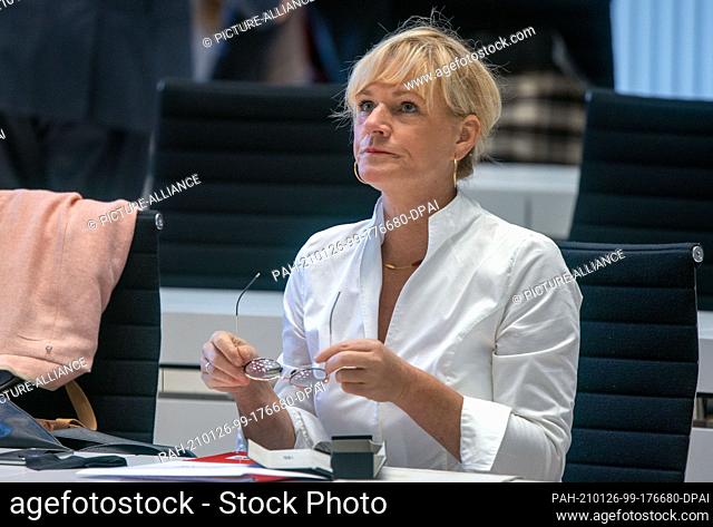 23 September 2020, Mecklenburg-Western Pomerania, Schwerin: The leader of the parliamentary group of the Left Party in the state parliament of...