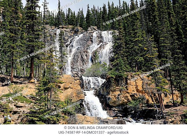 Tangle Creek Falls Jasper National Park Canada