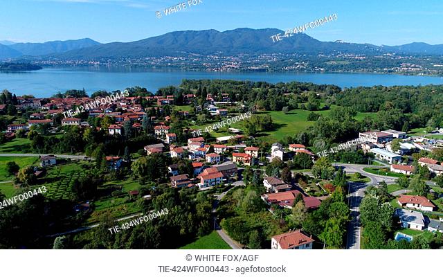 Italy, Lombardy, Lake Varese, Bodio Lomnago, Cazzago Brabbia