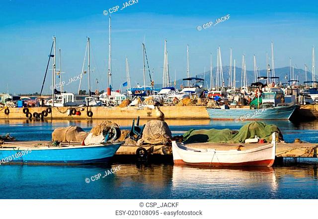 Boats in port of L'Ampolla