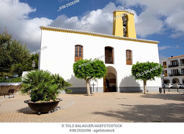 Church of Santa Gertrudis, 18th century, Ibiza, Balearic Islands, Spain