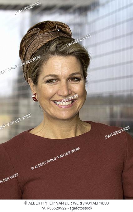 Dutch Queen Maxima attends the opening ceremony of 'Almere On Stage' in Almere, The Netherlands, 05 February 2015. The event is organized for pupils of VMBO...