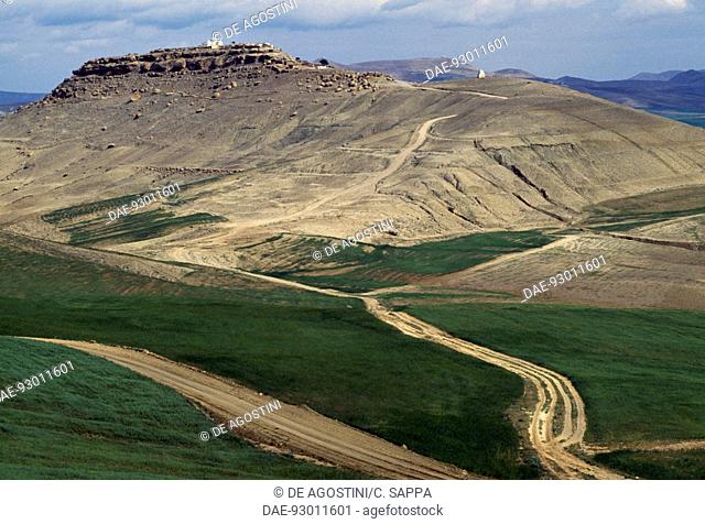 Landscape along the road between Tiaret and Tissmsilt, Algeria