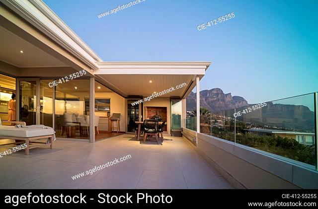 Luxury home showcase patio, Cape Town, South Africa