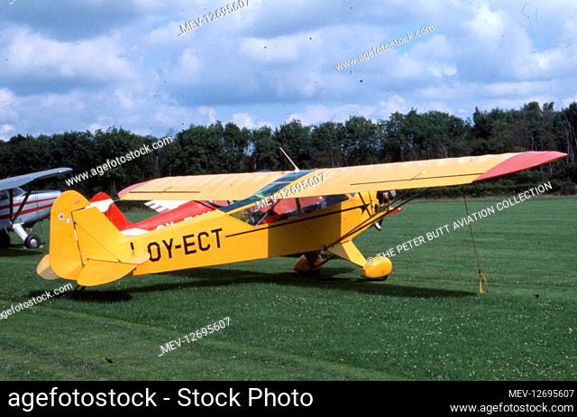 Piper J3C-65 Cub - OY-ECT (msn 22617 f/n 16485) Manufactured 1946. Previous regns NC4492M, N4492M, D-EDAP, OY-ECT. Damaged 12.12