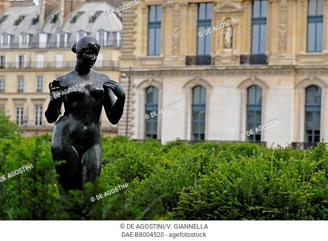 Venus, 1928, statue by Aristide Maillol, Tuileries Garden, Paris (Unesco World Heritage List, 1991), France
