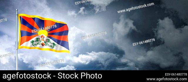 Tibetan national flag Stock Photos and Images | agefotostock