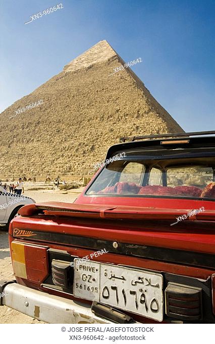 Chephren Pyramid. Gizeh. Cairo. Egypt