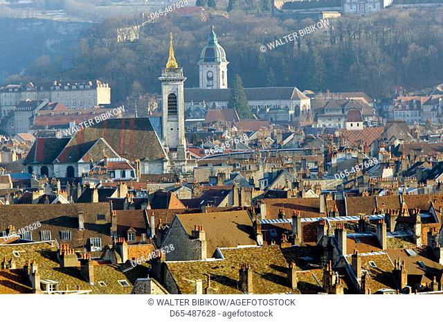 Town & Citadelle from Fort Griffon / Late Afternoon. Besançon. Doubs. Jura. France
