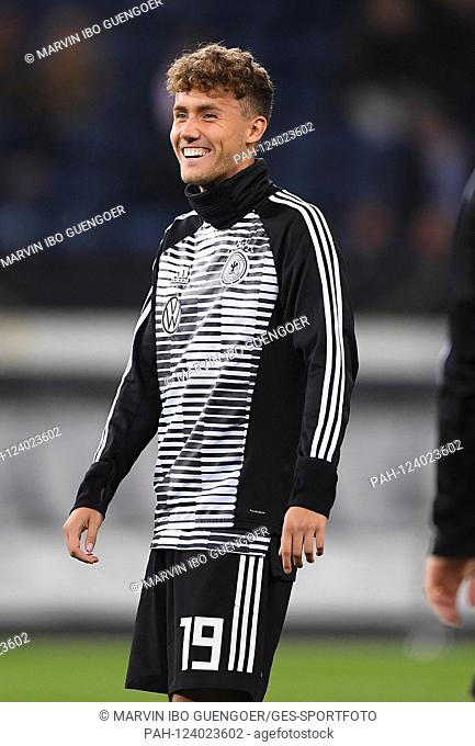 Luca Waldschmidt (Germany) laughs. GES / Soccer / EURO Qualification: Germany - Netherlands, 06.09.2019 Football / Soccer: European Qualifiers: Germany vs...