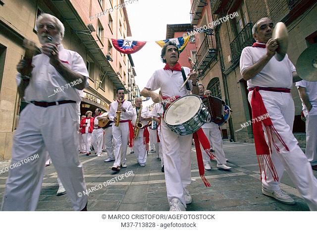 San Fermin celebrations, Pamplona. Navarra, Spain