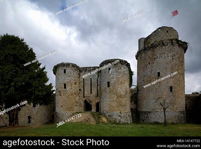 chateau de tonquédec, tonquédec castle, cotes-d'armor, brittany, france