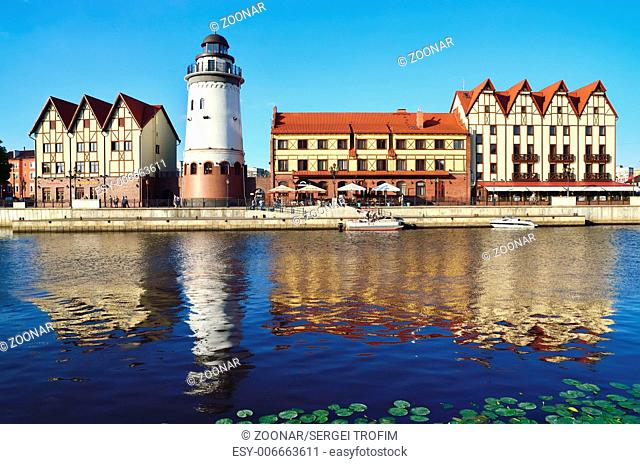 Fishing village - tourist attraction Kaliningrad
