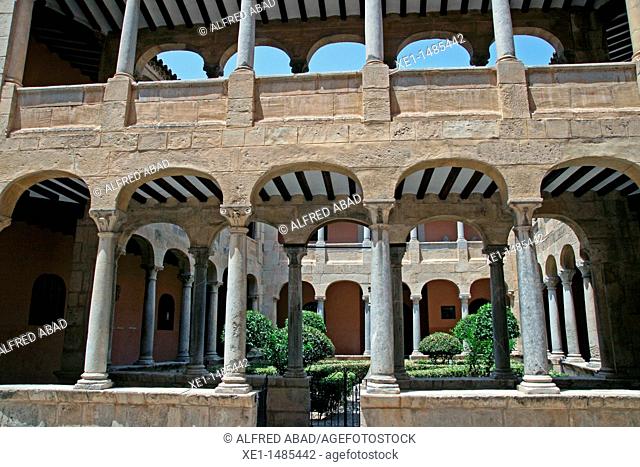 cloister of the Cathedral, Gothic, Orihuela, Alicante, Spain
