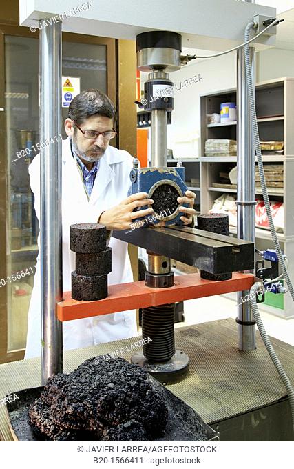 Marshall test, determining the stability and deformation of cylindrical specimens of hot mix asphalt, Research on building materials