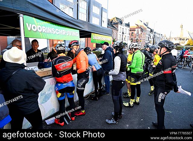 Illustration picture shows cycling fans during a farewell event 'Goodbye Greg' for cyclist Van Avermaet, in Dendermonde. Van Avermaet says goodbye to the...