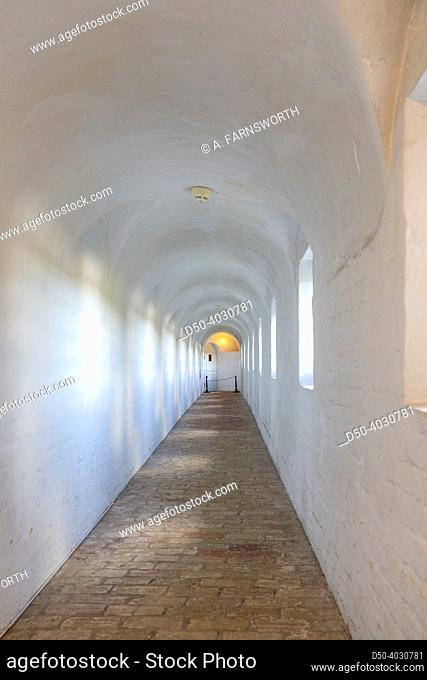 Hillerod, Denmark The cellar tunnel at the Frederiksborg Castle from the 17th century and built by King Christian IV