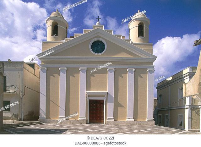 Italy - Sardinia Region - Island of Sant'Antioco - the Church of Calasetta