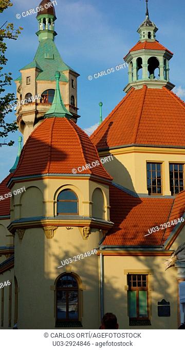 Local church in the polish town of Sopot, Pommerania region, northern Poland, Europe