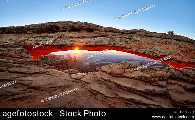 Mesa Arch, Island in the Sky, Canyonlands Nationalpark, Utah, USA