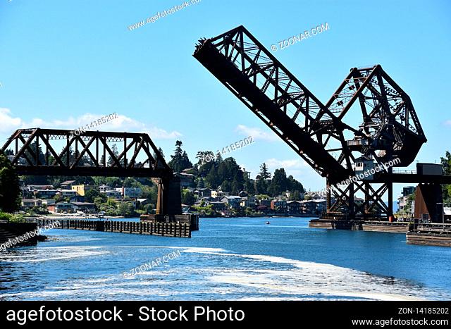Hiram M. Chittenden Locks (Ballard Locks) in Seattle, Washington