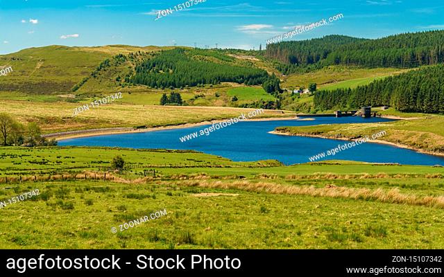 Dinas Reservoir, near Ponterwyd Ceredigion, Dyfed, Wales, UK