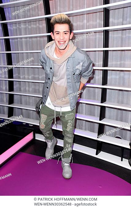 Unveiling of the new Justin Bieber wax figure at Madame Tussauds in Mitte. Featuring: Daniele Negroni Where: Berlin, Germany When: 15 Nov 2016 Credit: Patrick...