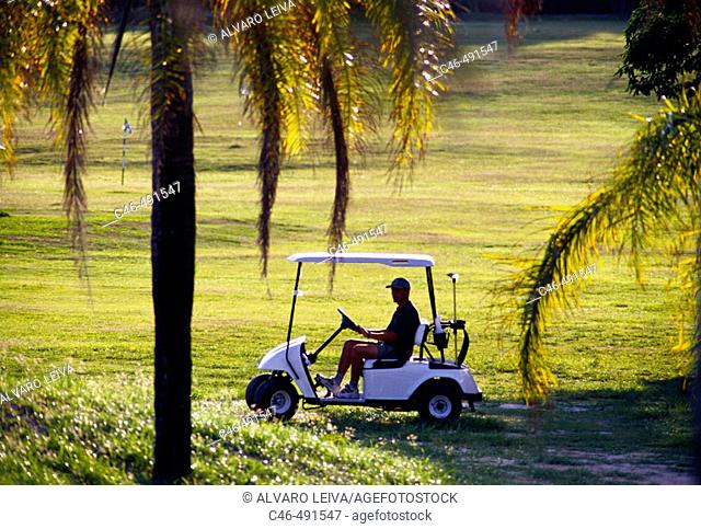 Golf course of Lucayan Country Club, Lucaya. Grand Bahama Island, Bahamas