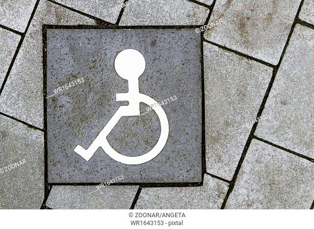 sign for wheelchair users