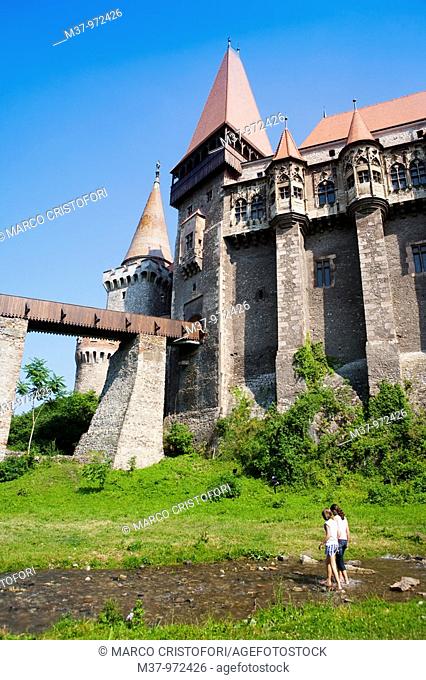 Gothic Carvin Castle  Hunedoara  Romania