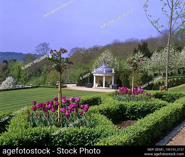 Cherkley Court - gardens in spring