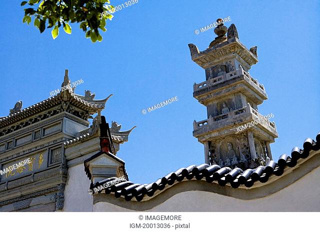 Asia, China, Zhejiang Province, Putuoshan, Puji Temple Scenic Area, Multi-Treasure Pagoda, Multi-Treasure Pagoda