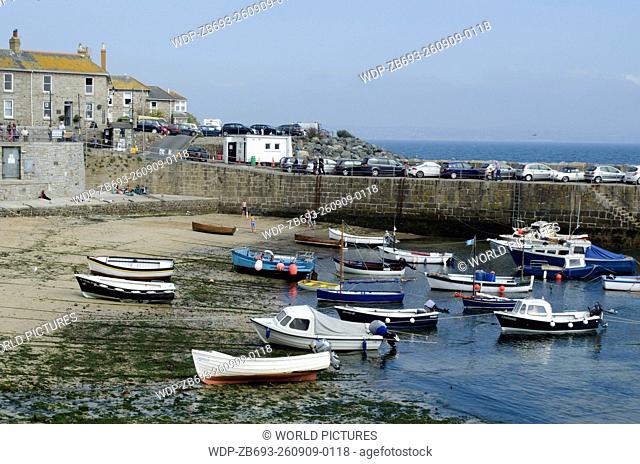 harbour Mousehole Cornwall England