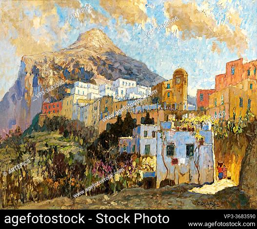 Gorbatov Konstantin Ivanovich - View of Capri 1 - Russian School - 19th Century
