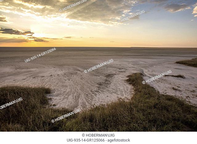 Vast Landscape Views Of The Etosha Pan From Onkoshi Camp In Namibia