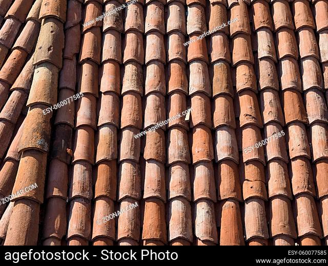 red roof tiles useful as a background