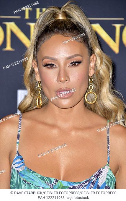 Desi Perkins at the world premiere of the movie 'The Lion King' at the Dolby Theater. Los Angeles, 09.07.2019 | usage worldwide