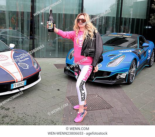 Celebrities at The Marker Hotel for Gumball 3000 Featuring: Anna Neila Where: Dublin, Ireland When: 30 Apr 2016 Credit: WENN.com