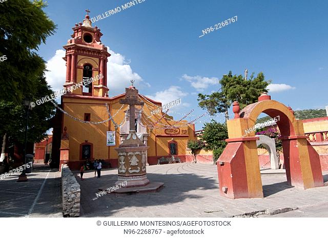San Sebastian Church Bernal Queretaro Mexico