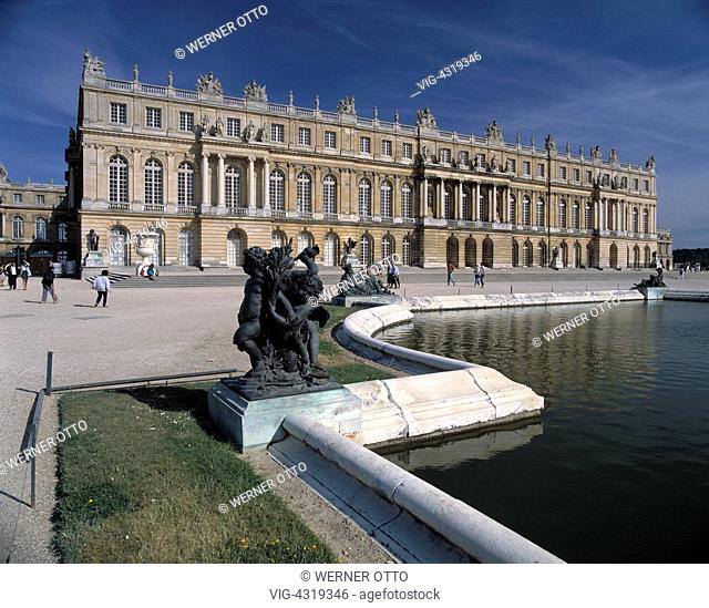 Frankreich, F-Versailles, Seine-et-Oise, Schloss, Brunnenfiguren, France, F-Versailles, Seine-et-Oise, palace, well figures, UNESCO, Welterbe, Weltkulturerbe